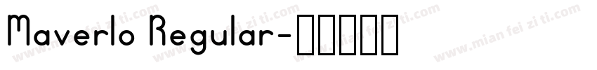 Maverlo Regular字体转换